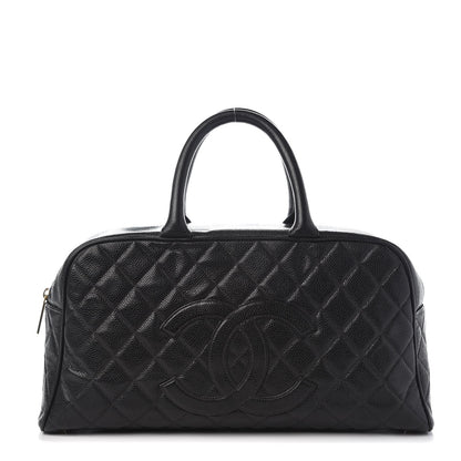Chanel Caviar Quilted Large Bowler Black 1 of 7