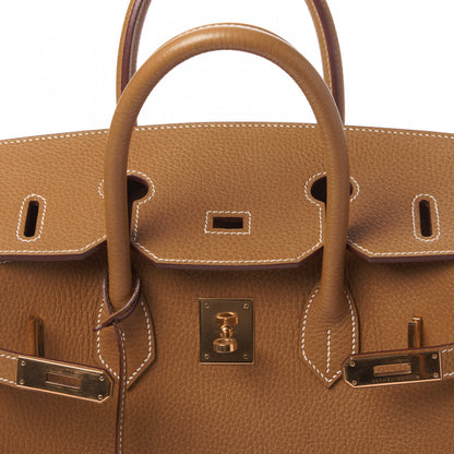 Hermes Ardennes Birkin 35 Gold 18 of 33