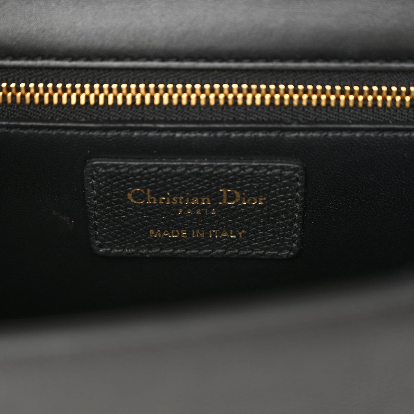 Grained Calfskin 30 Montaigne Flap Bag Black