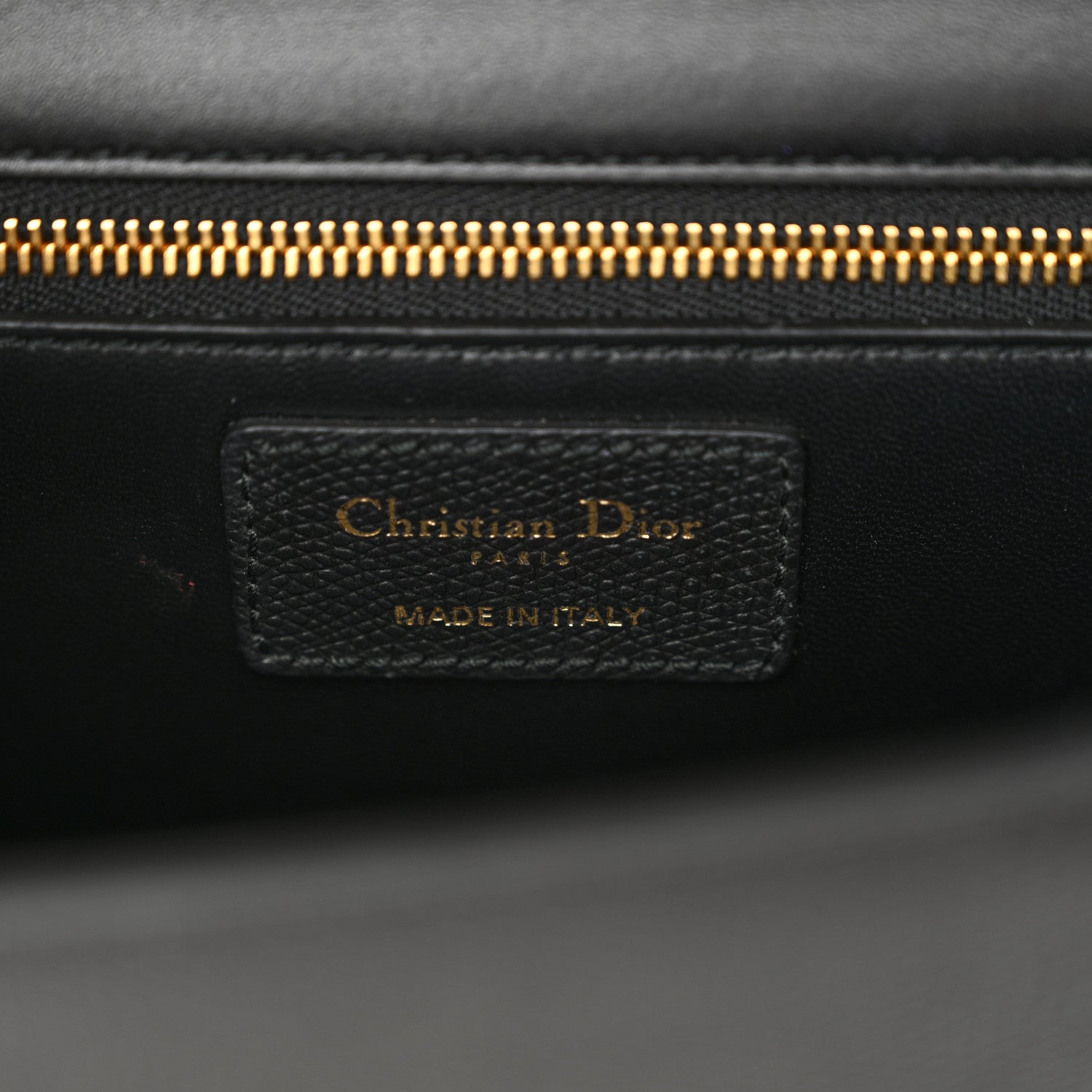 Christian Dior Grained Calfskin 30 Montaigne Flap Bag Black 6 of 10