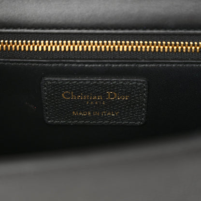 Christian Dior Grained Calfskin 30 Montaigne Flap Bag Black 6 of 10
