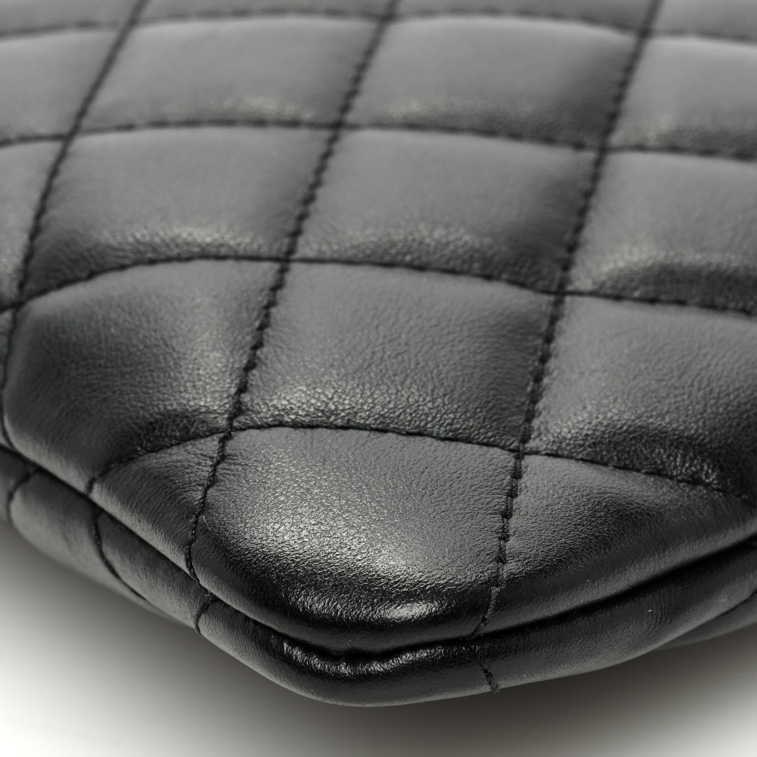 Chanel Lambskin Quilted Crossbody Bag Black 9 of 9