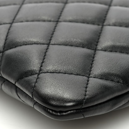 Chanel Lambskin Quilted Crossbody Bag Black 9 of 9