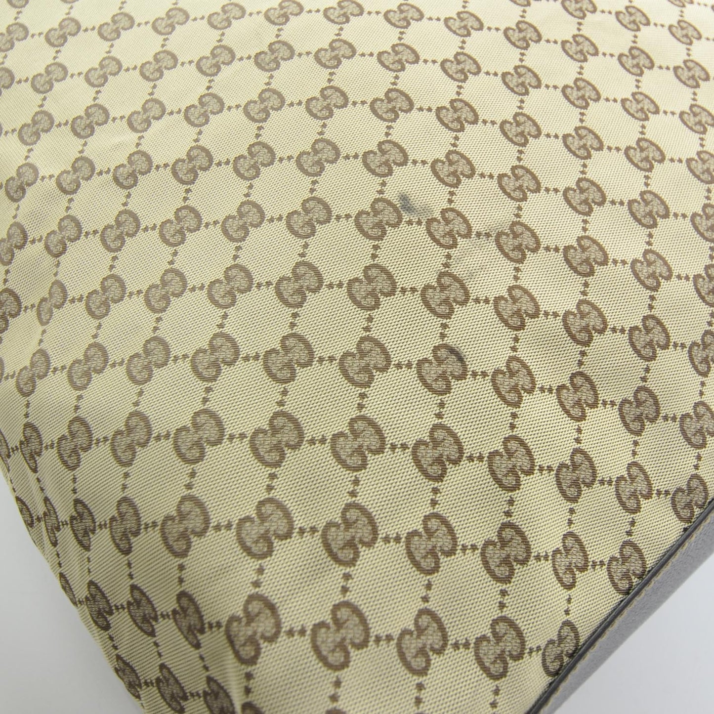 GG Monogram Large Web Handle Vertical Tote Dark Brown