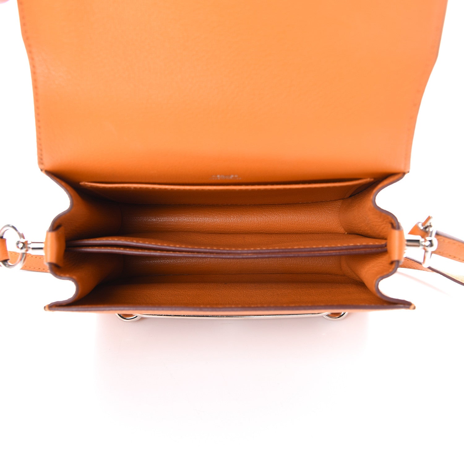 Hermes Evercolor Mini Sac Roulis Abricot 4 of 11