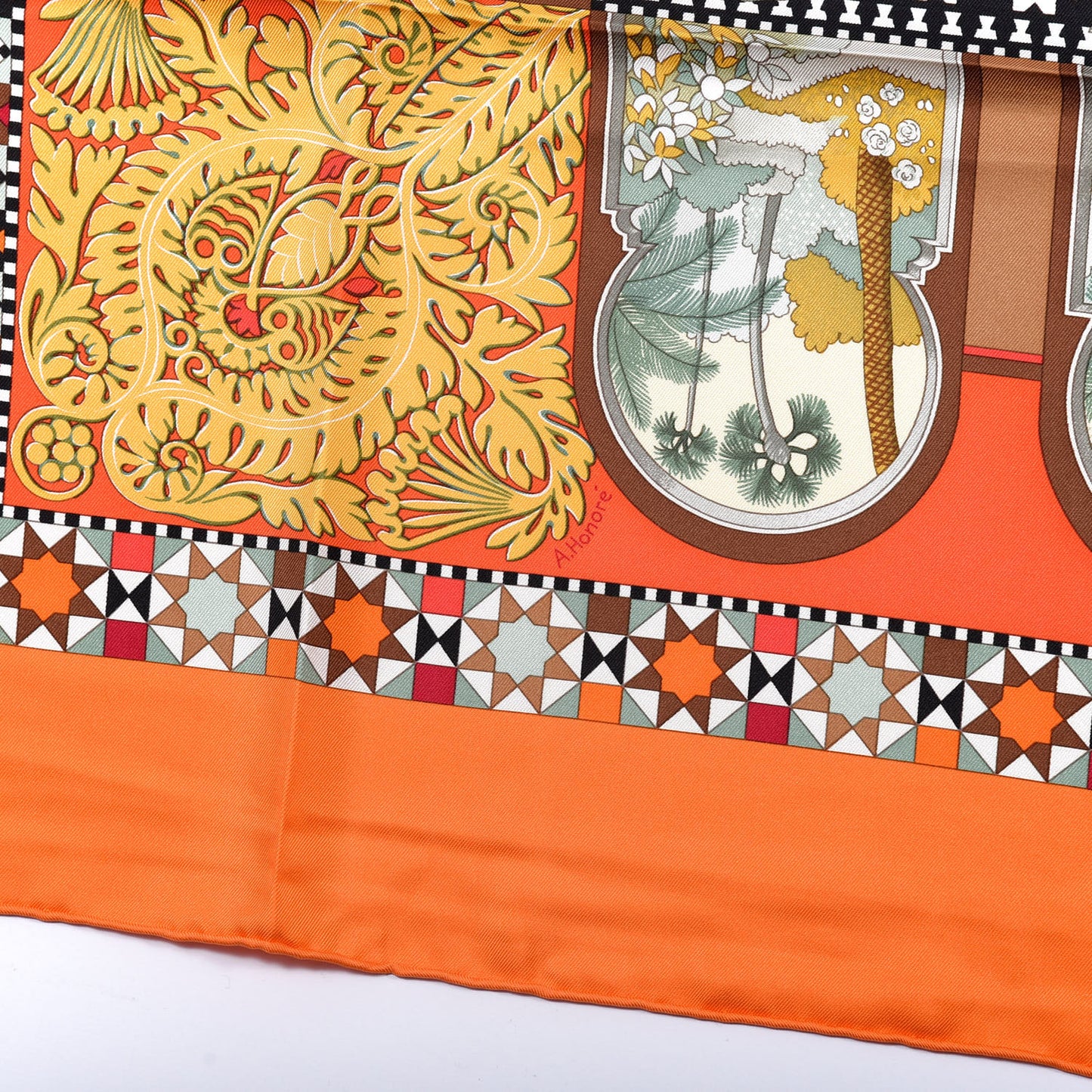Silk Les Jardins D'Andalouise Scarf 90