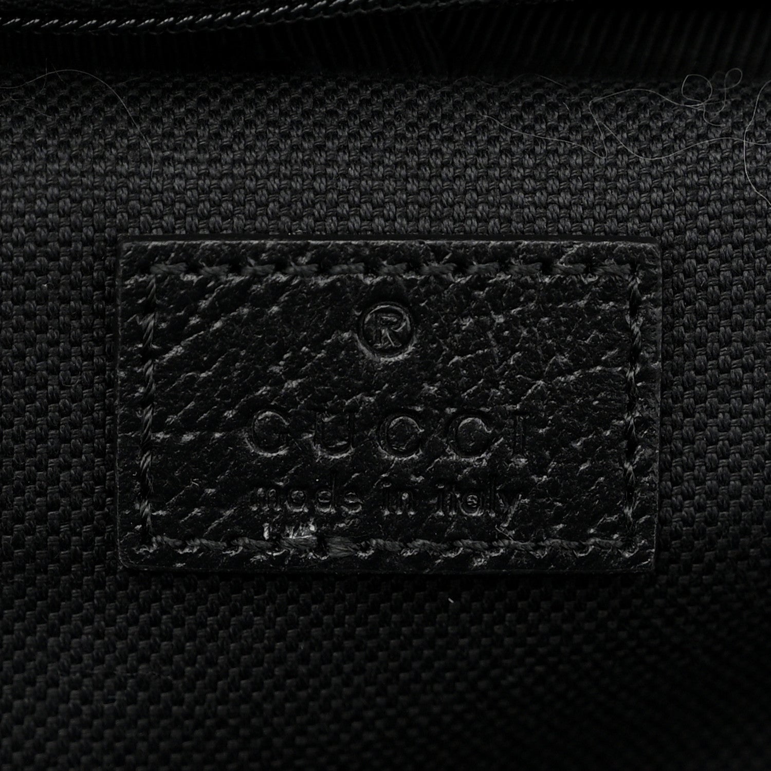 Gucci Monogram Jumbo GG Canvas Textured Calfskin Small Carry On