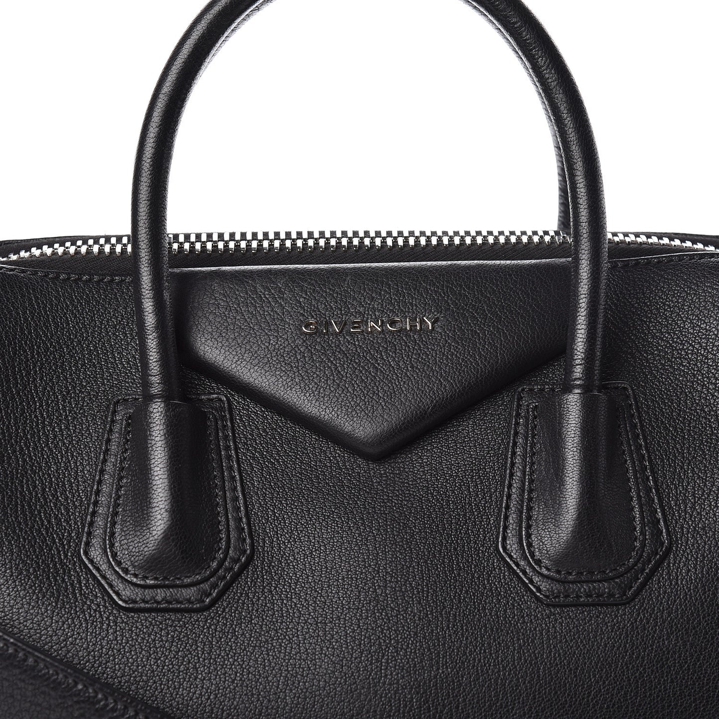 Sugar Goatskin Medium Antigona Black