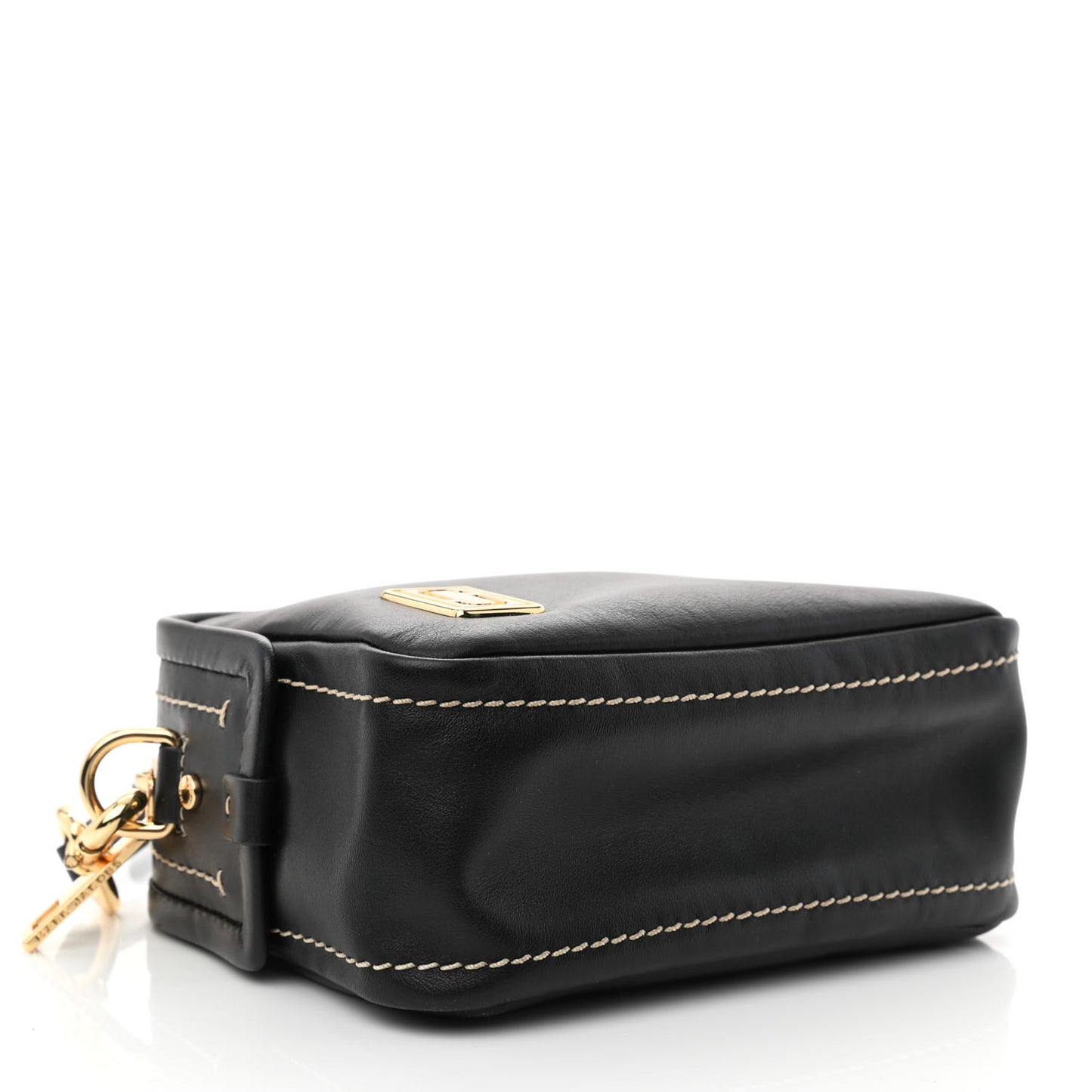 Calfskin Mini Squeeze Crossbody Bag Black