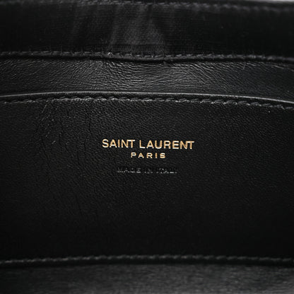 Saint Laurent Satin Le 5 A 7 Mini Hobo Black 6 of 10