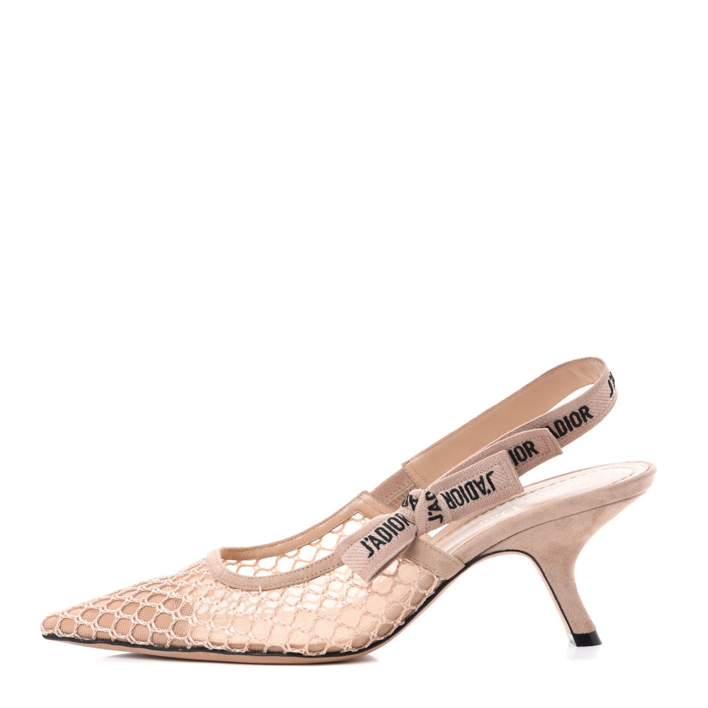 Resille Ribbon J'Adior Slingback 65mm Pumps 40 Nude