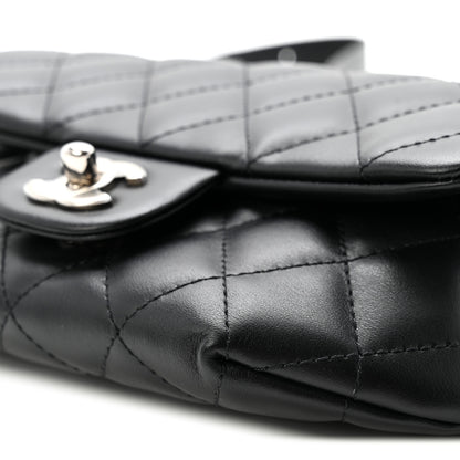 Chanel Calfskin Quilted CC Uniform Flap Belt Bag Black 11 of 11