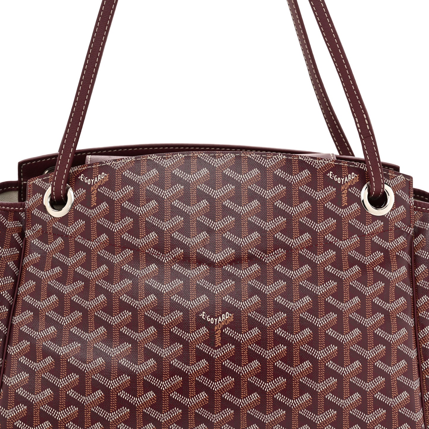 Goyardine Rouette PM Burgundy