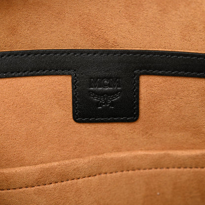 MCM Visetos Small Stark Backpack Cognac Black 6 of 10