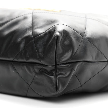 Chanel Calfskin Quilted Small Chanel 22 Black 11 of 11