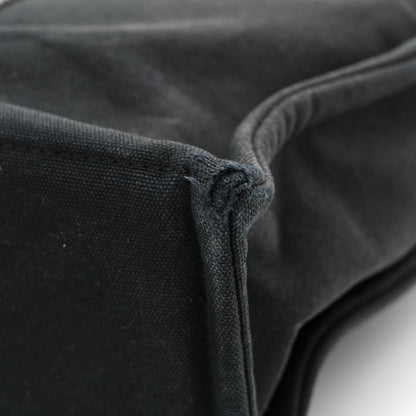 Hermes Canvas Herline MM Tote Black 13 of 15