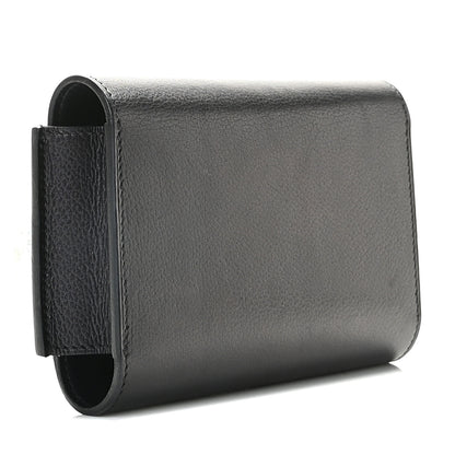 Hermes Evergrain Lizard Passant Compact Wallet Bleu Indigo Ombre 4 of 10
