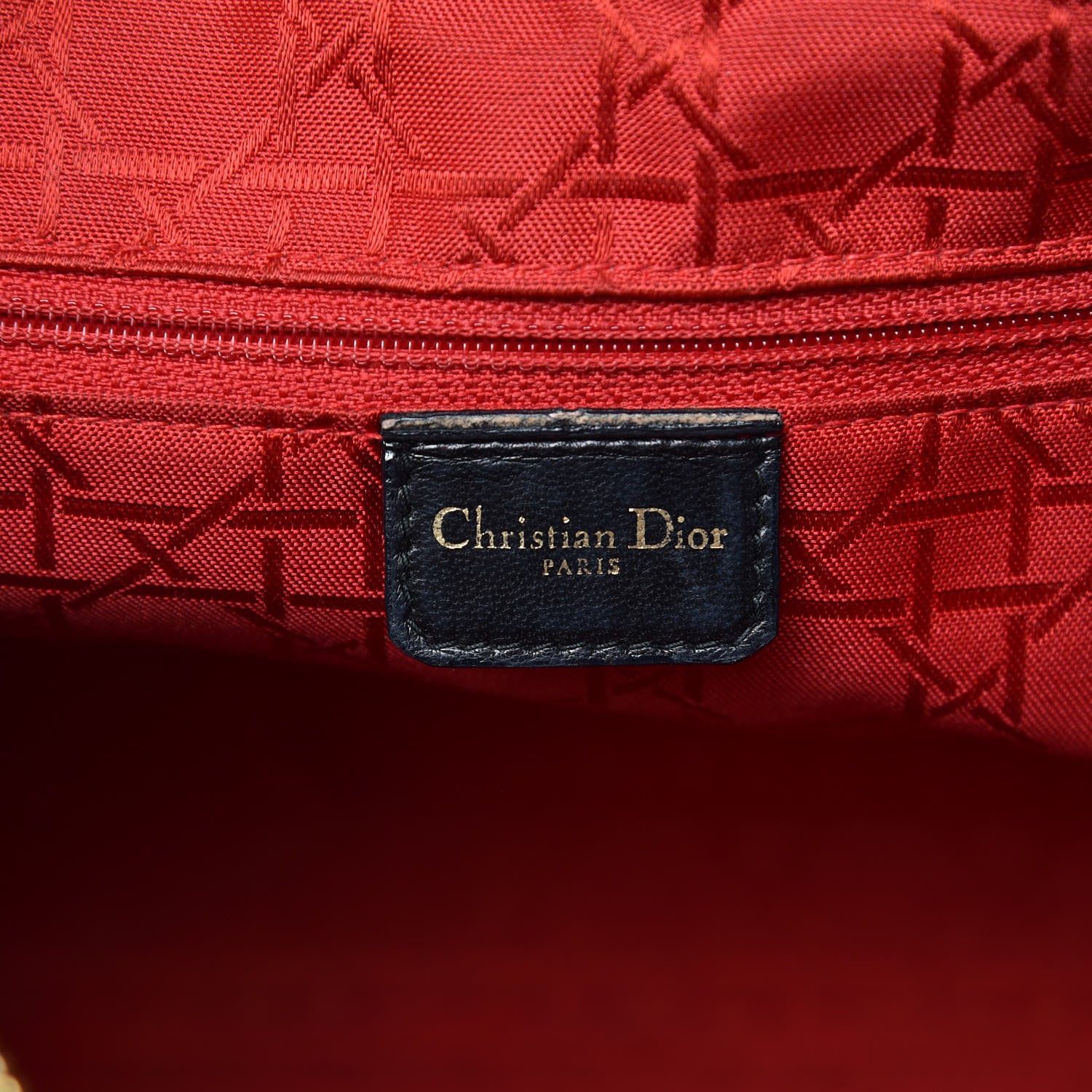 Christian Dior Lambskin Cannage Large Lady Dior Black 6 of 11