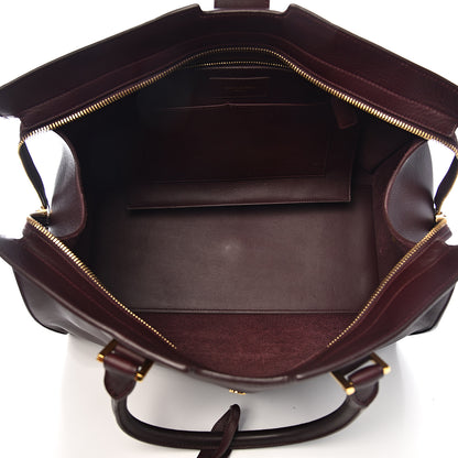 Saint Laurent Calfskin Medium Classic Y Cabas Bordeaux 4 of 12