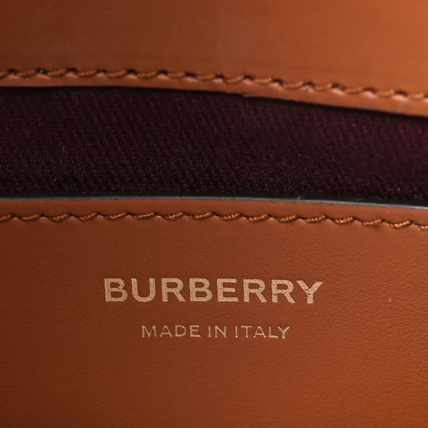 Coated Canvas Calfskin Vintage Check Small Note Crossbody Bag Briar Brown