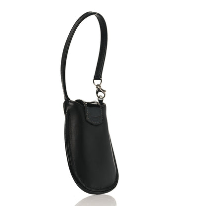 Chanel Lambskin Patent Calfskin Camellia Phone Case Black 2 of 8