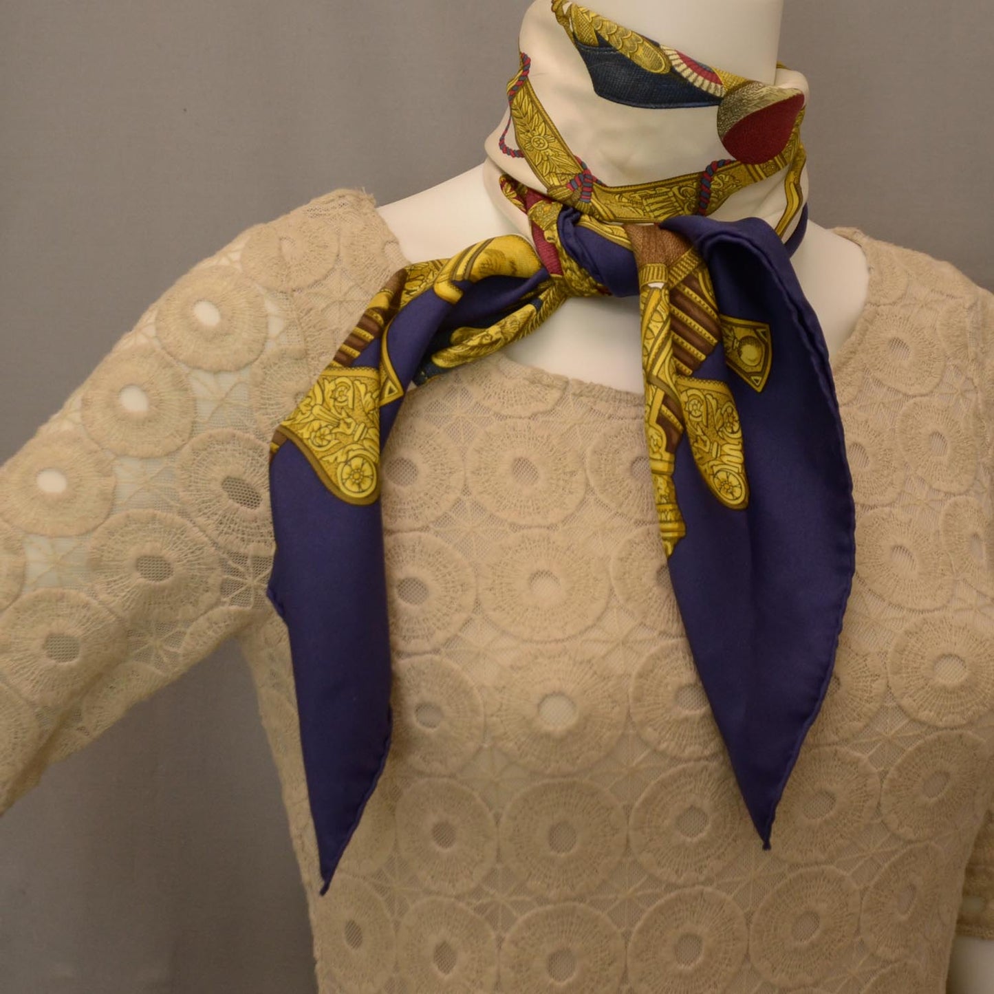 Silk Grand Uniforme Scarf 90