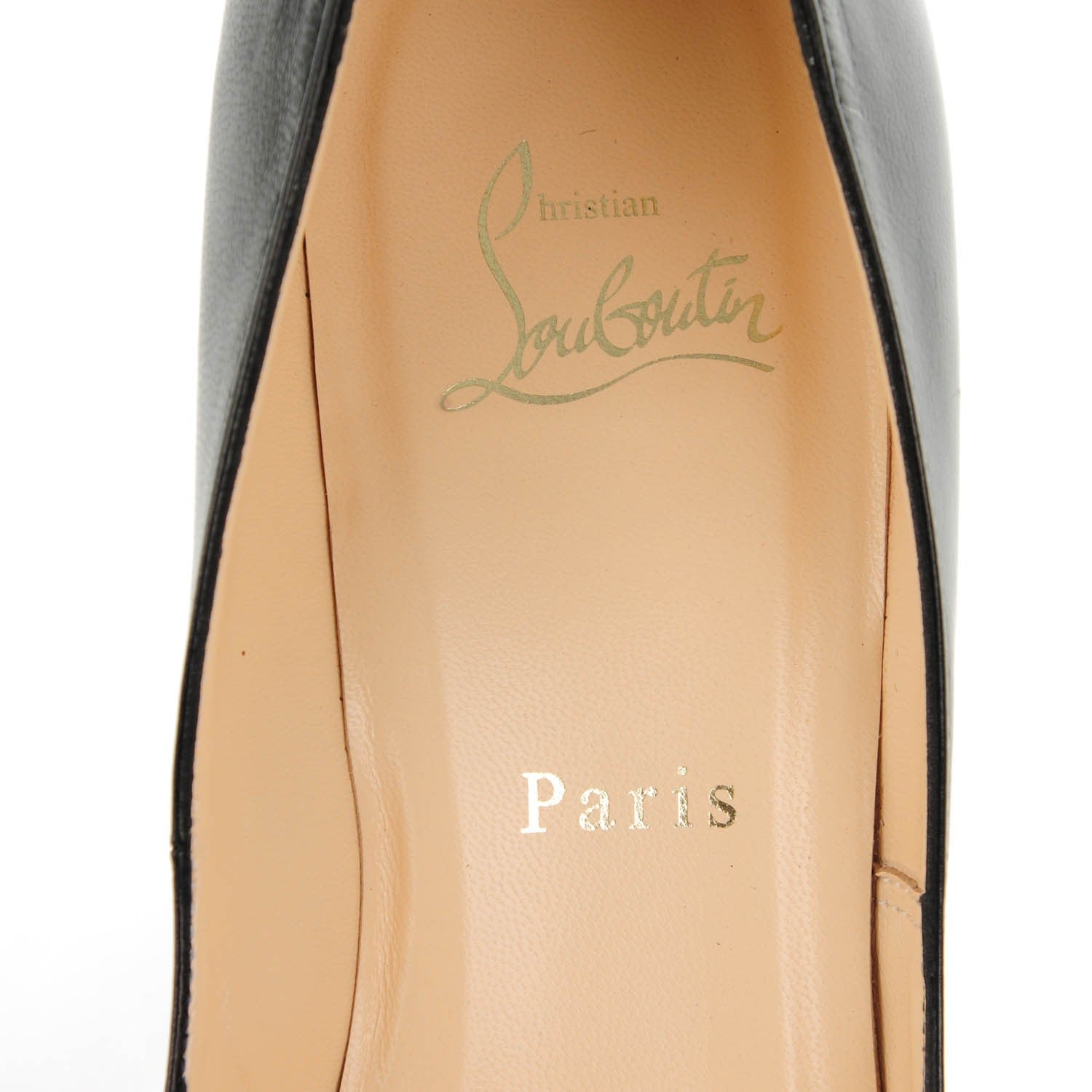 Christian Louboutin Kid Pigalle 100 Pumps 38 Black 7 of 8
