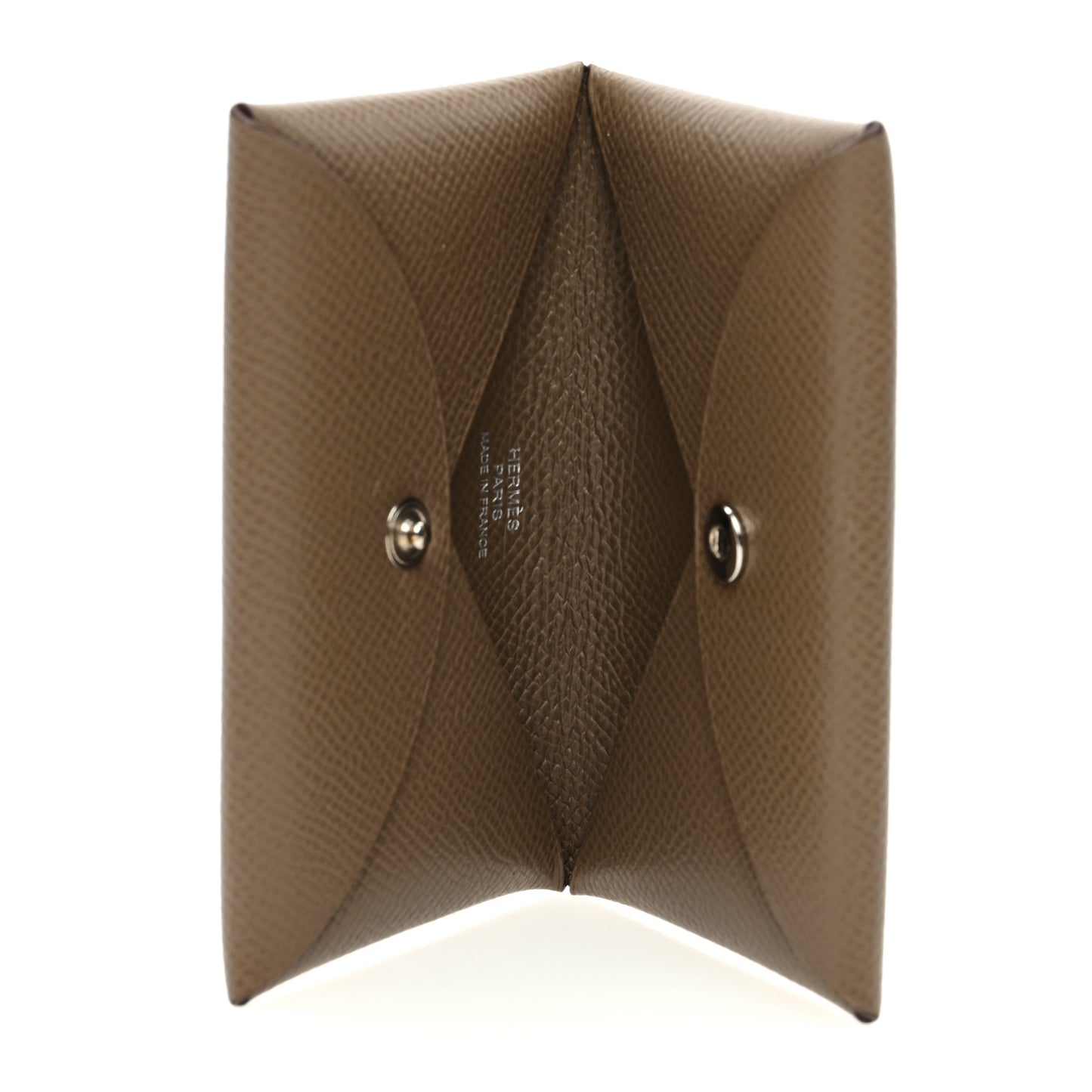 Epsom Calvi Card Case Etoupe