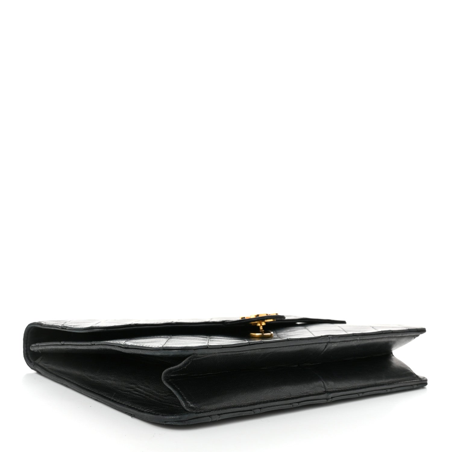Chanel Lambskin Quilted Medium Single Flap Black 4 of 14