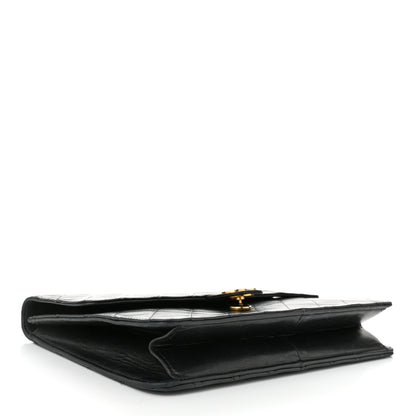 Chanel Lambskin Quilted Medium Single Flap Black 4 of 14