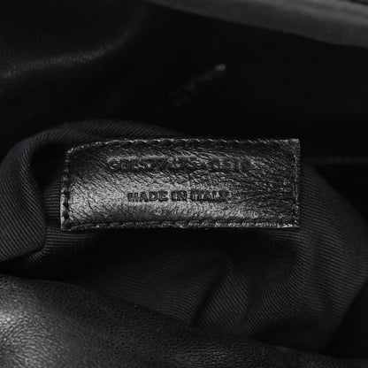 Saint Laurent Lambskin Quilted Medium Loulou Puffer Monogram Chain Satchel Black 7 of 15