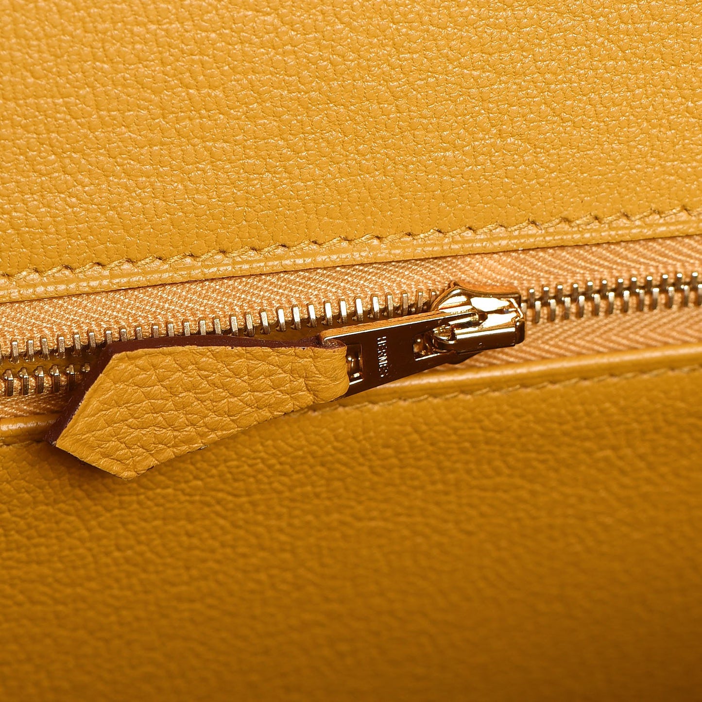 Togo Birkin 30 Jaune Ambre