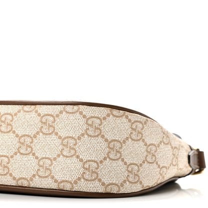 Gucci GG Supreme Monogram Small Nice Messenger Bag Brown 10 of 14