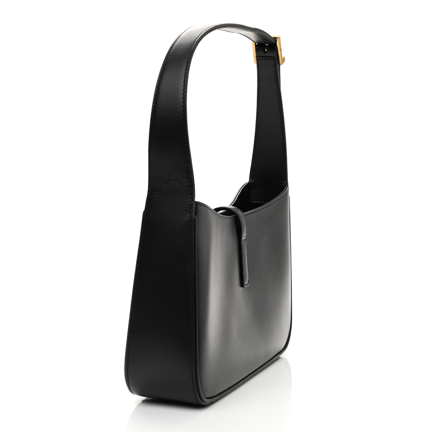 Saint Laurent Smooth Calfskin Le 5 A 7 Hobo Black 3 of 8