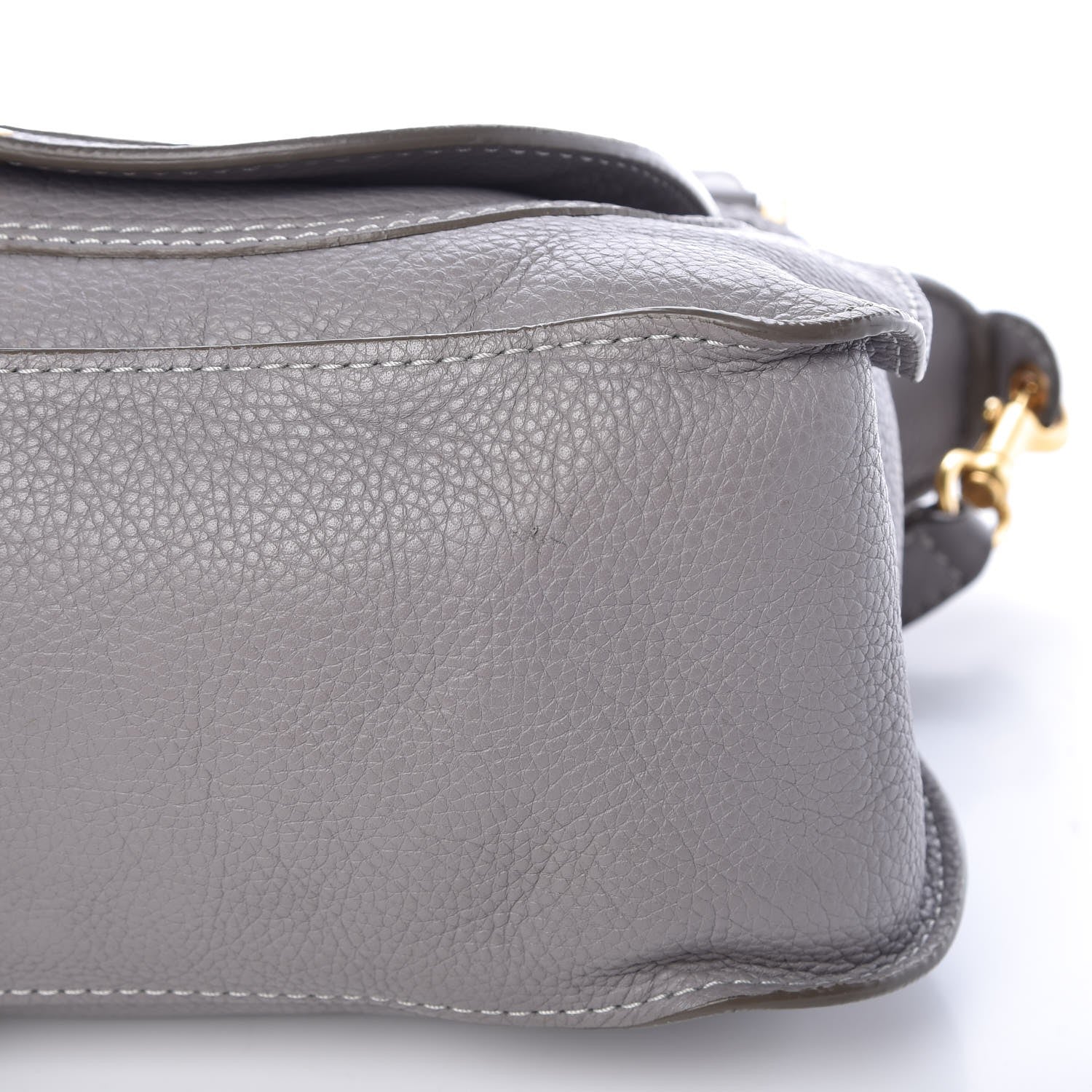 Chloe Calfskin Medium Marcie Satchel Cashmere Grey 14 of 14