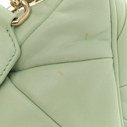 Prada Nappa Re-Nylon Triangle Quilted Patchwork System Shoulder Bag Acqua 12 of 15