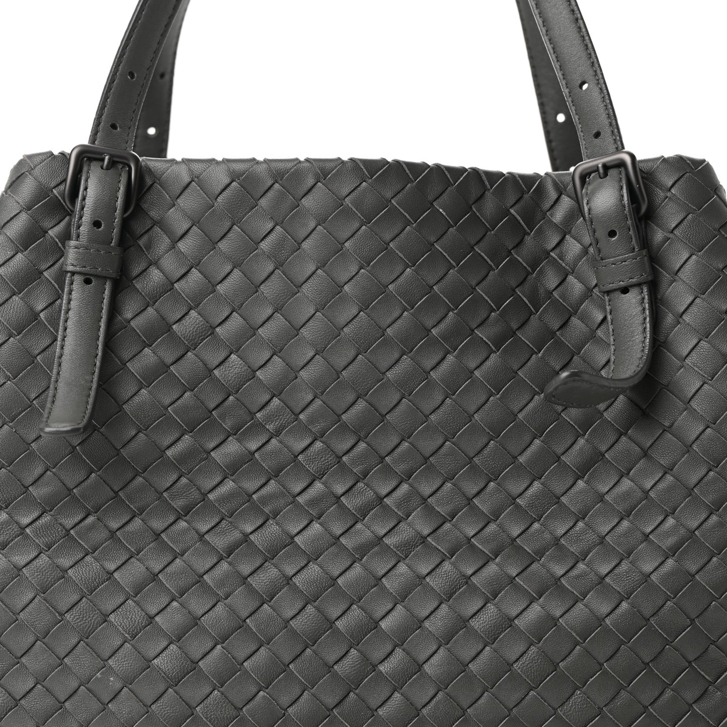 Nappa Intrecciato Large Seamless Tote New Light Grey