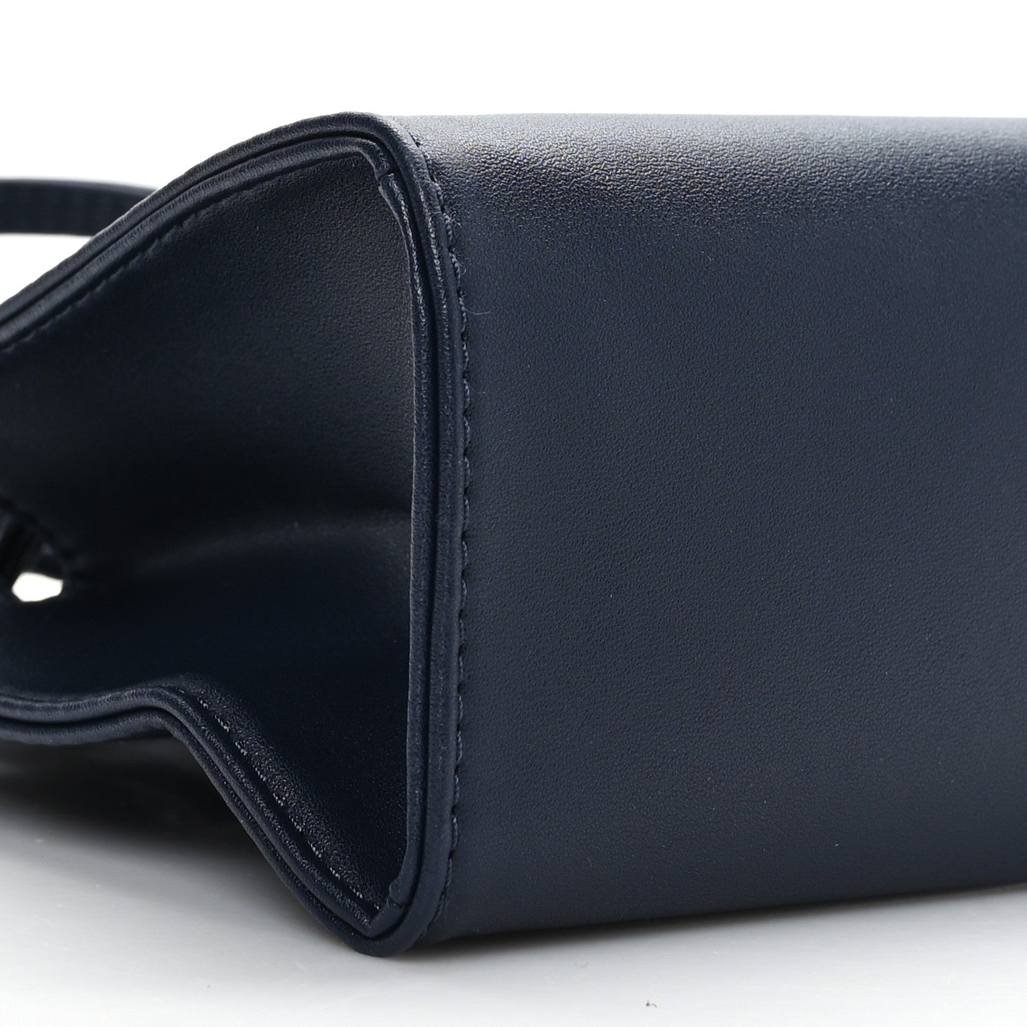 Telfar Vegan Leather Small Shopping Bag Navy 7 of 9