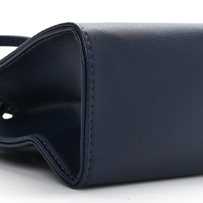 Telfar Vegan Leather Small Shopping Bag Navy 7 of 9