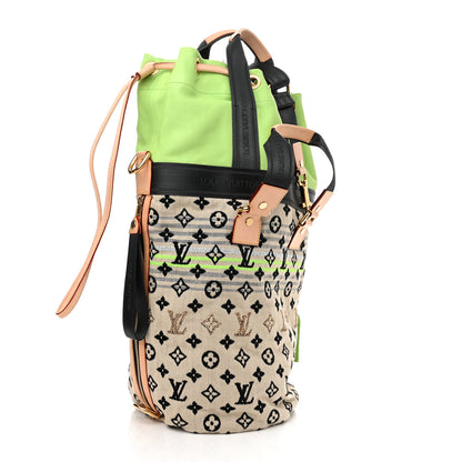 Louis Vuitton Fabric Jacquard Monogram Cheche Gypsy PM Vert 5 of 14