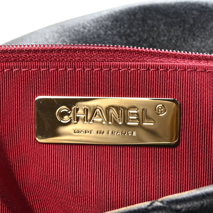 Chanel Lambskin Quilted Large Chanel 19 Flap Black 6 of 9