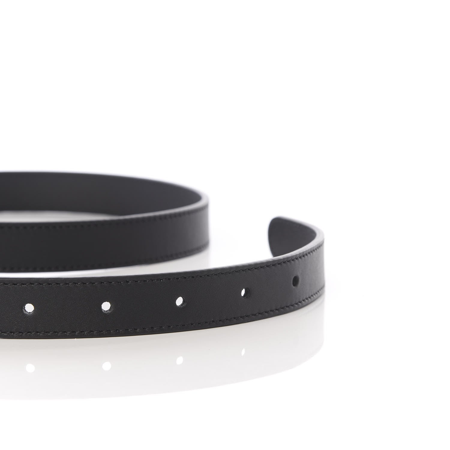 Gucci Calfskin Double G 20mm Belt 80 32 Black 5 of 5