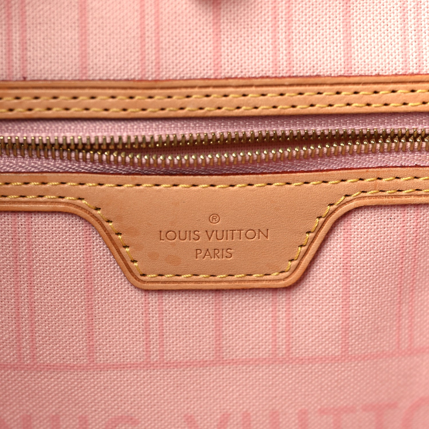 Louis Vuitton Damier Azur Neo Neverfull MM Rose Ballerine 7 of 9