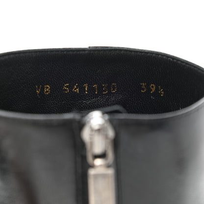 Saint Laurent Nappa Vendome Loulou Ankle Zip Boots 39.5 Black 8 of 9