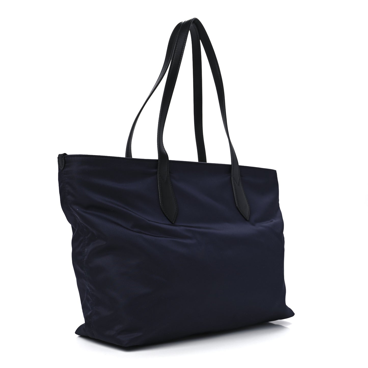 Nylon Logo Tote Medium Blue