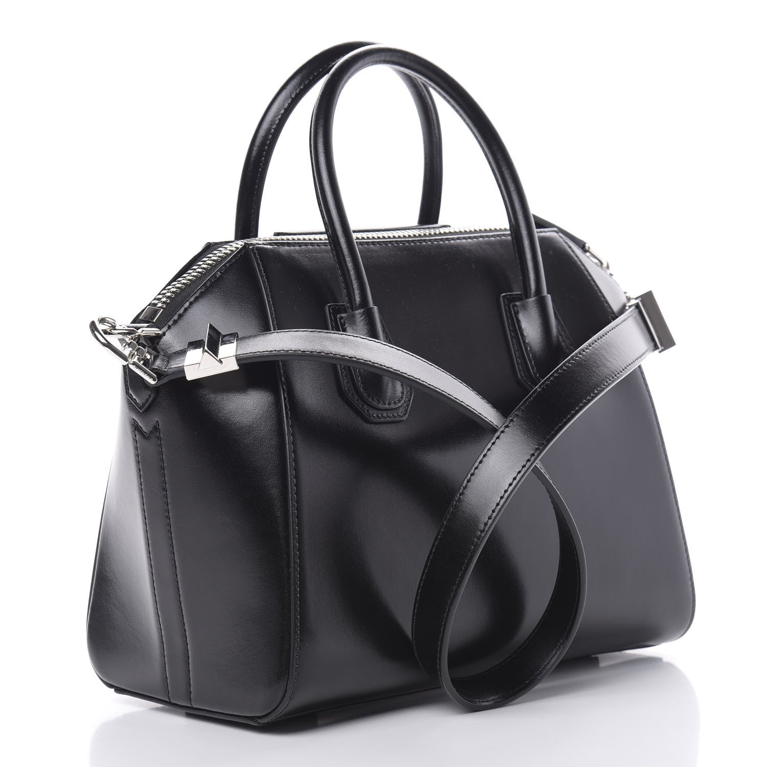 Givenchy Shiny Lord Calfskin Small Antigona Black 3 of 10