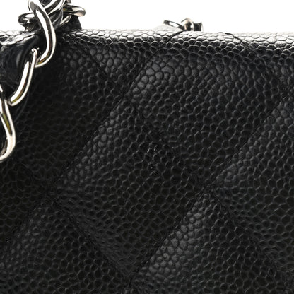 Chanel Caviar Quilted Jumbo Single Flap Black 15 of 16