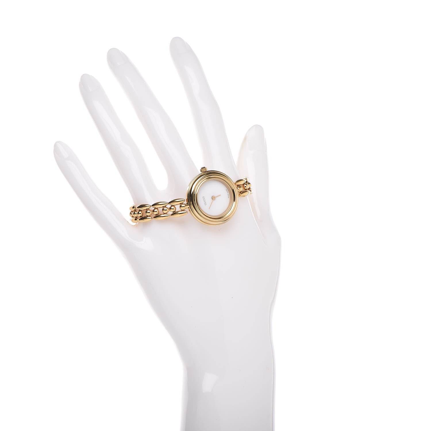 Gucci Stainless Steel 26mm Rice Link Interchangeable Bezel Quartz Watch 2 of 7
