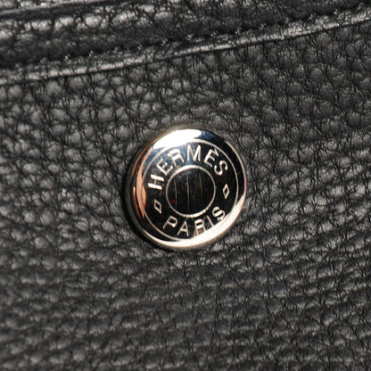 Hermes Fjord Garden Party Tote 36 MM Black 7 of 12