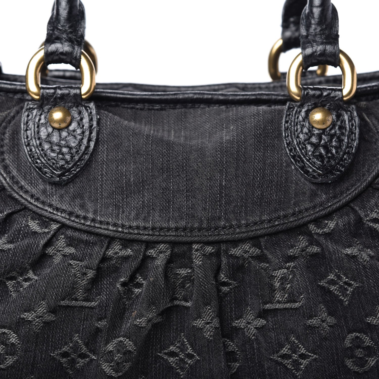 Louis Vuitton Denim Neo Cabby GM Black 10 of 10